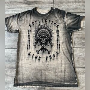 NWOT Mens affliction t-shirt short sleeve⚜️ Purchased at Buckle⚜️Size XL